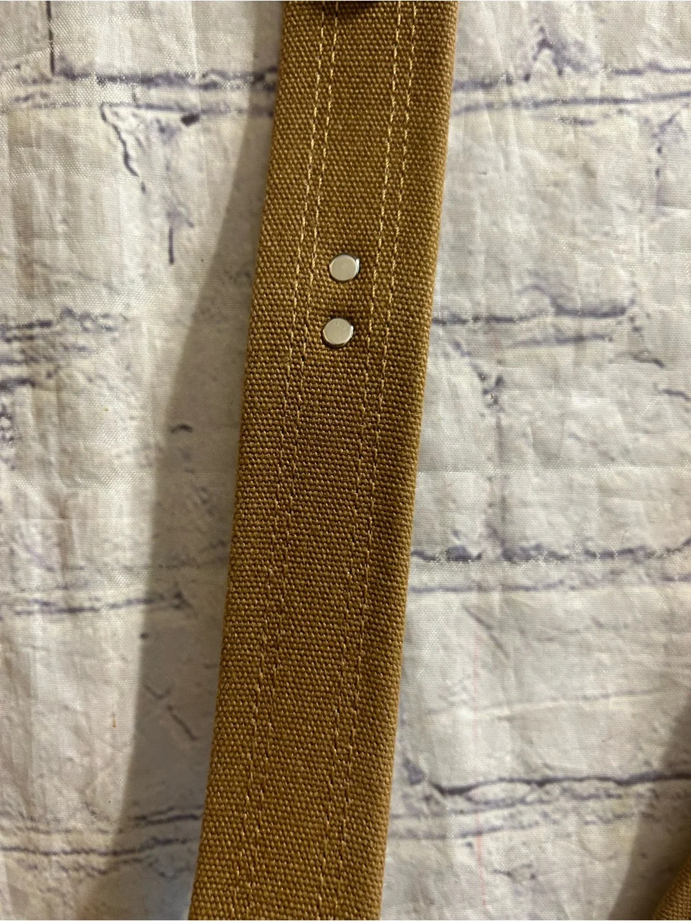 PEBBLE BEACH GENUINE LEATHER CANVAS SIZE 38 CARMEL BROWN STRETCH BELTS